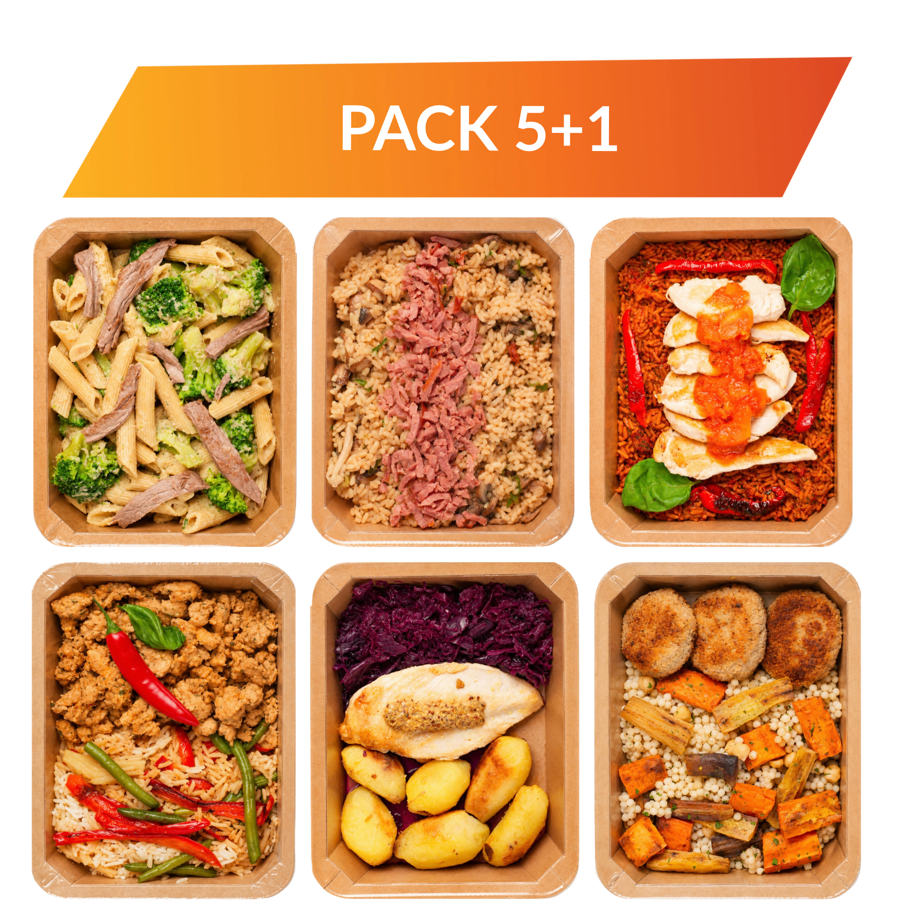 Pack 5+1 My FitFood